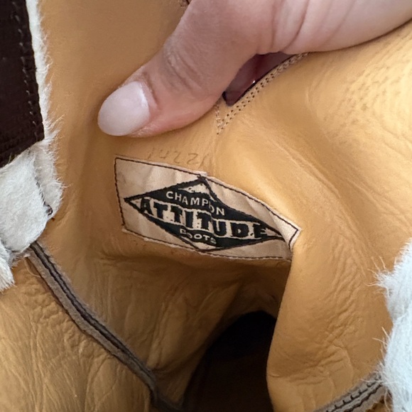 Champion Attitude Boots in Brown and Cream - Picture 5 of 6